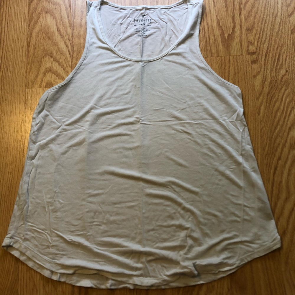 White AEO Tank Top